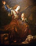 CAVAROZZI, Bartolomeo Guardian angel oil painting artist